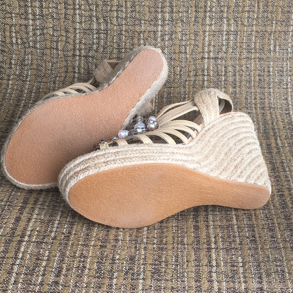 Naughty Monkey Wedge Shoes with Bling - Picture 8 of 9